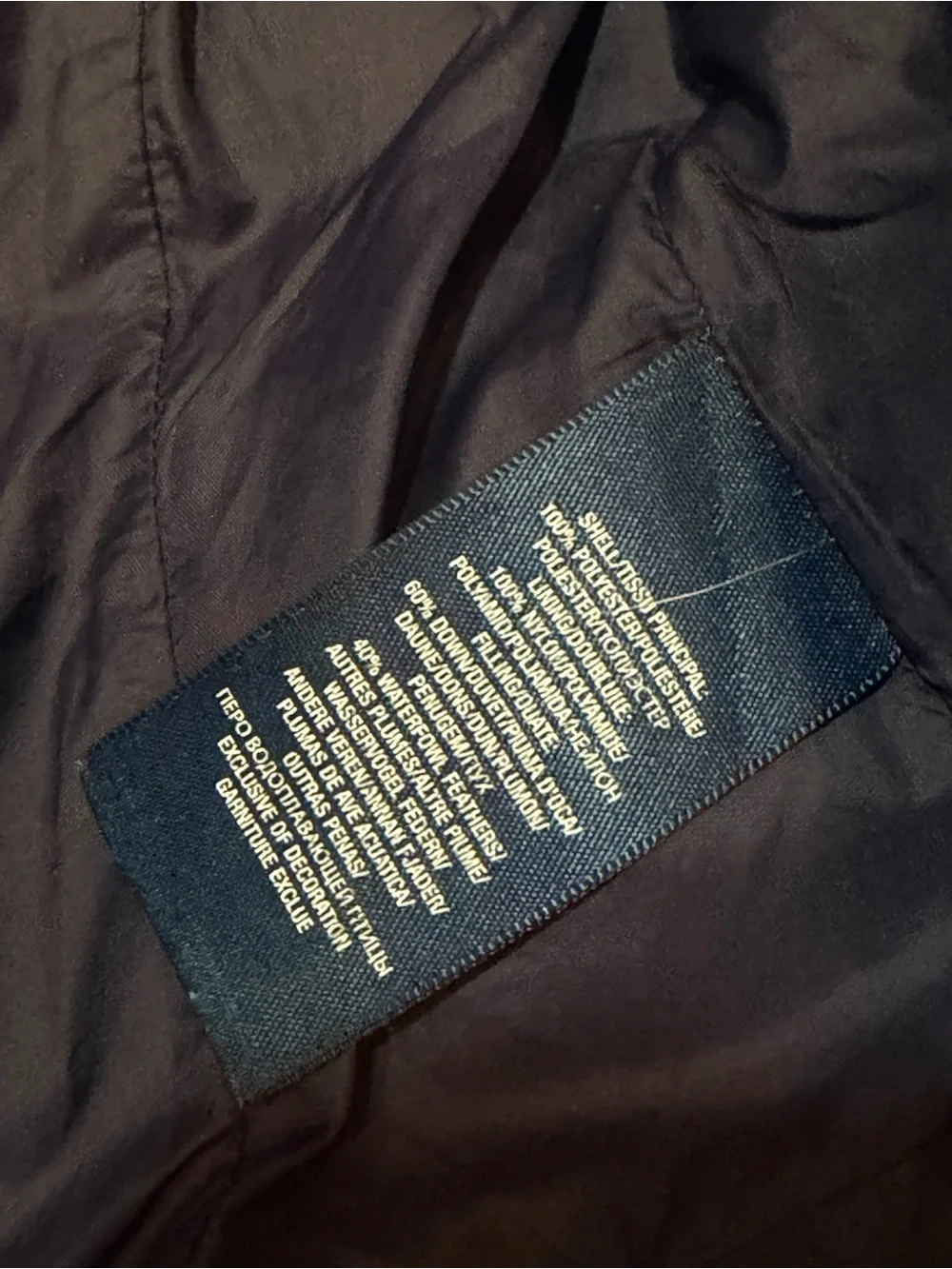 Ralph Lauren Puffer Jacket Girls Sz M 8-10 Navy Down Snap Hooded Pink Pony